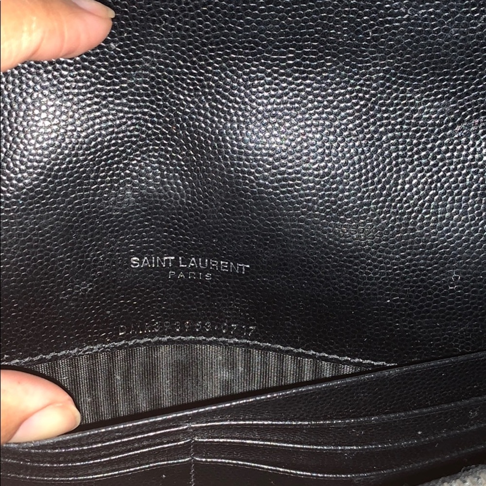 Saint Laurent Black Monogramme Chain Wallet Bag - Picture 4 of 13